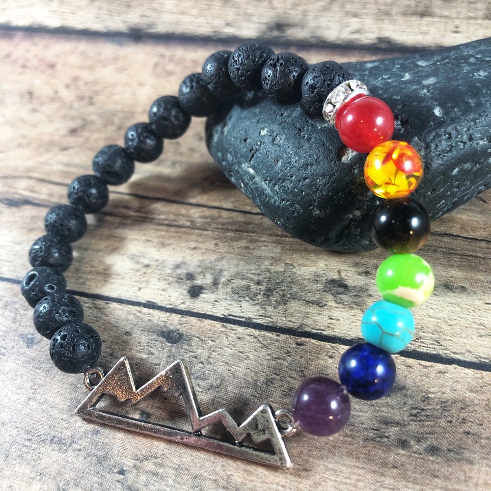 NEW Chakra Mountain Diffuser Bracelet